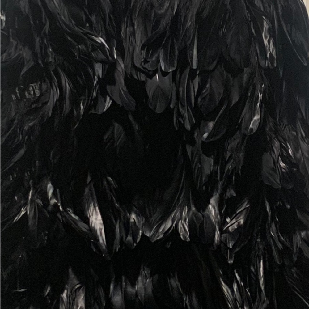 Engerla long feather gown